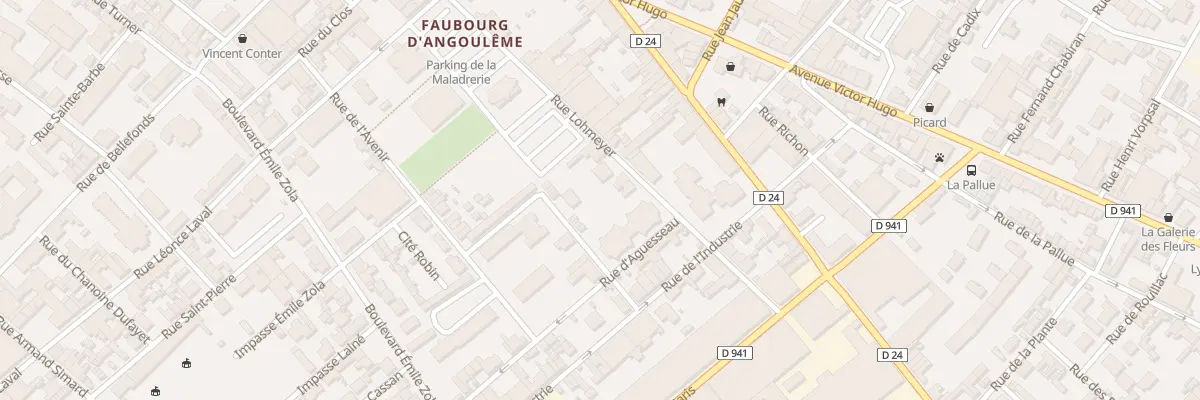Plan du 96 Rue Lohmeyer à Cognac