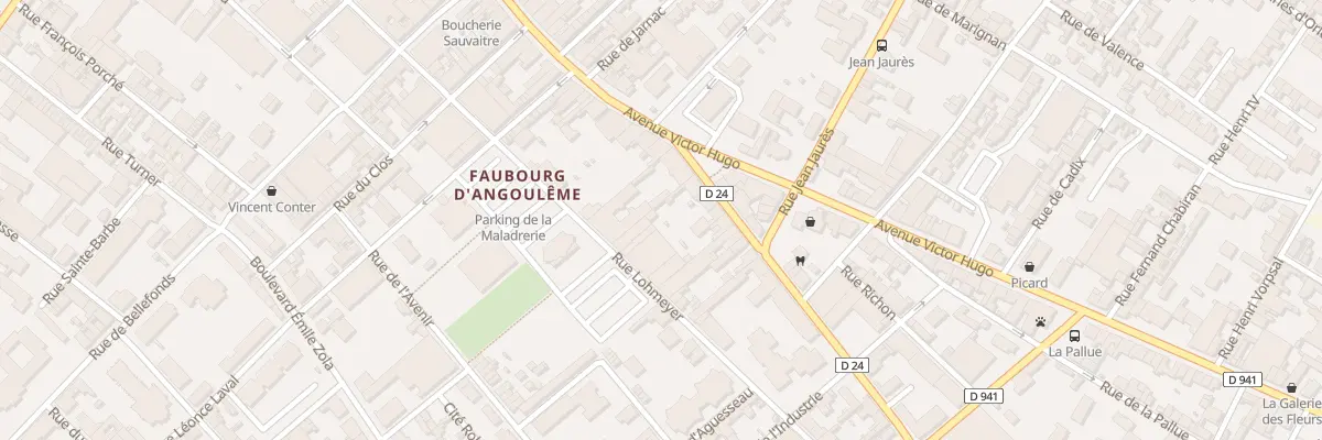 Plan du 8 Rue de Segonzac à Cognac