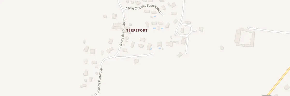 Plan du 23T Rte de Fonteloup à Baron