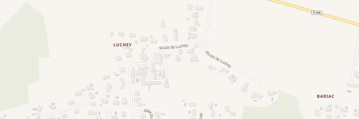 Plan du 11D Rte de Luchey à Baron