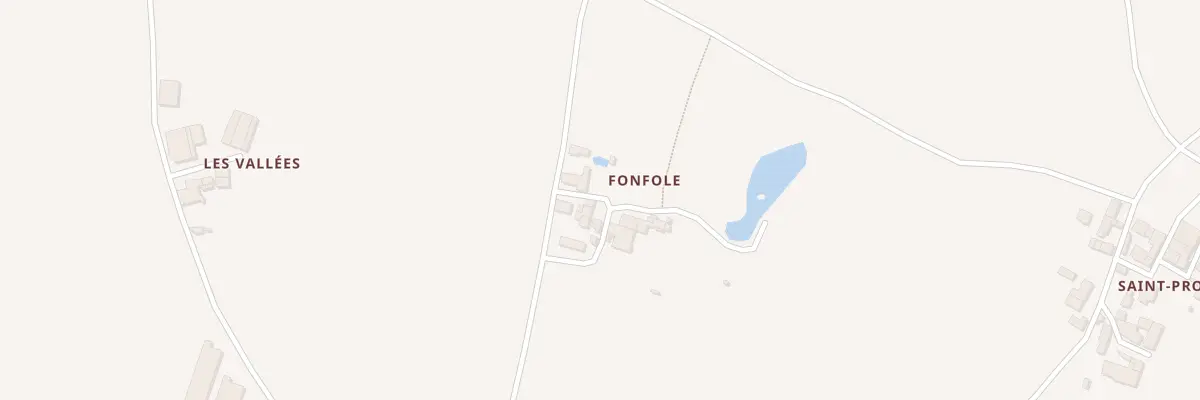 Plan du 5087 Fonfolet à La Chapelle-Bâton