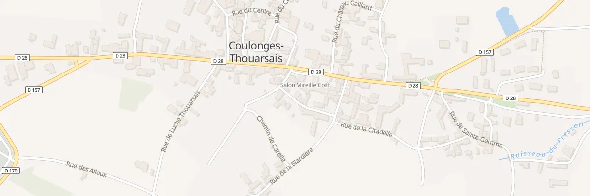 Plan du 3 Rue des Cailloux à Coulonges-Thouarsais