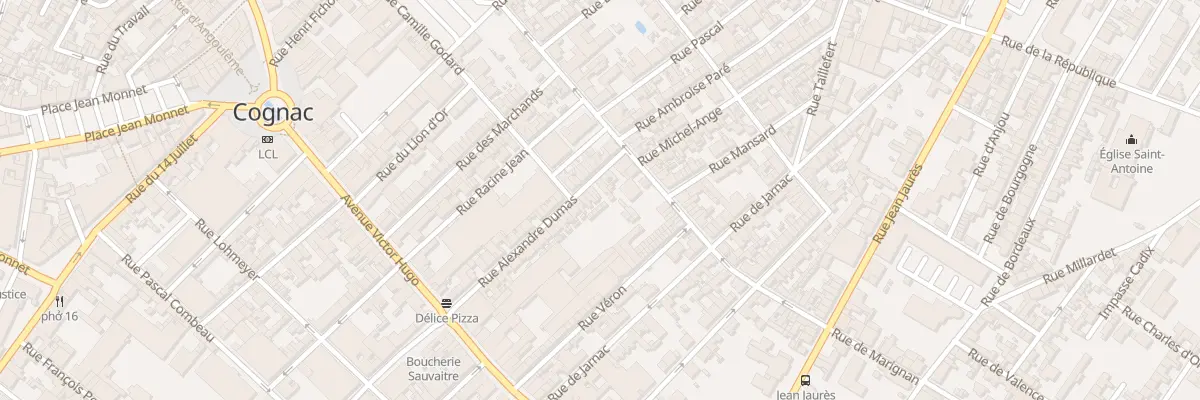 Plan du 48 Rue Alexandre Dumas à Cognac