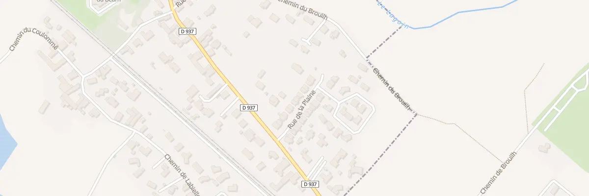 Plan du 15 Rue de la Plaine à Aressy