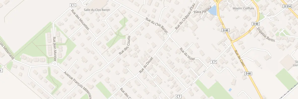 Plan du 8 Rue de l’Abbé Porte à Lion-sur-Mer