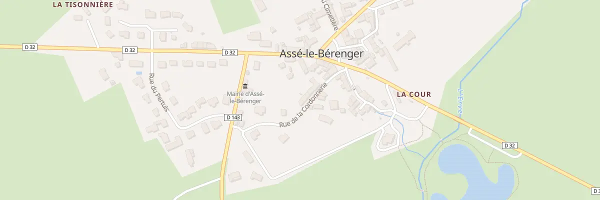 Plan du 10 Rue de la Cordonnerie à Assé-le-Bérenger