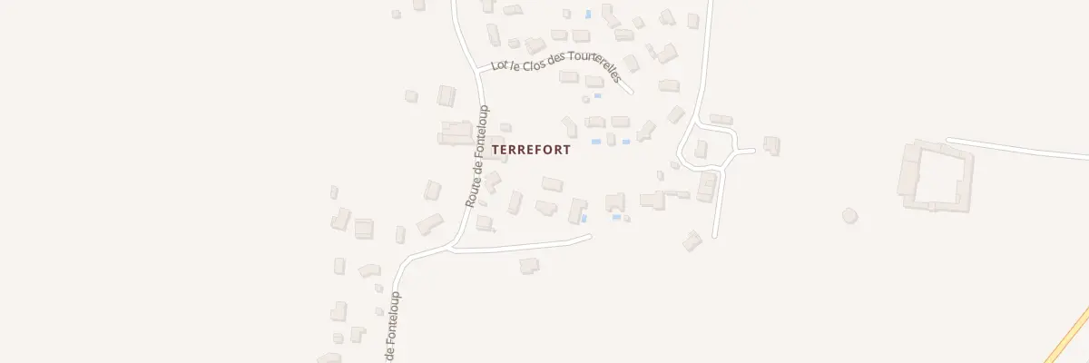 Plan du 23A Rte de Fonteloup à Baron