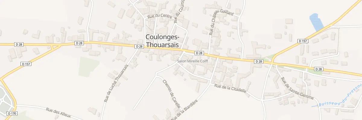 Plan du 2 Rue des Cailloux à Coulonges-Thouarsais