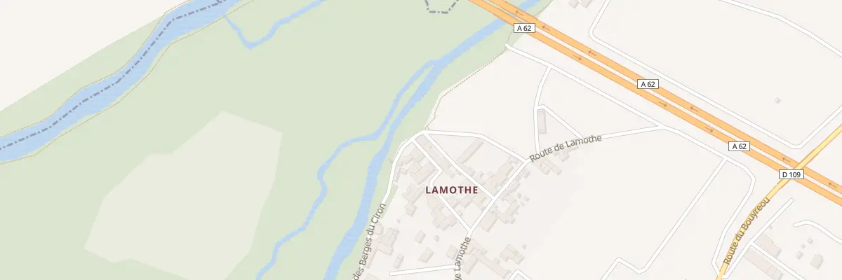 Plan du 111 Rle du Mahon à Preignac