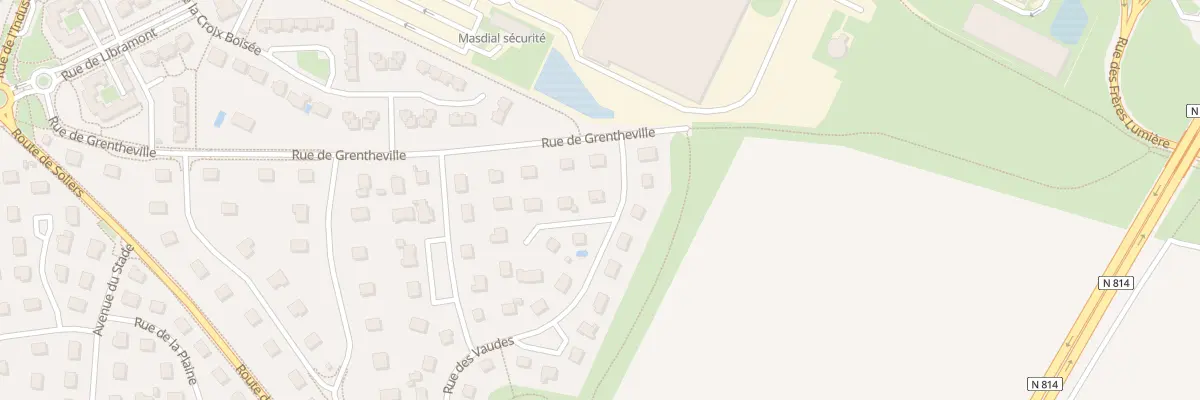 Plan du 41 Rue des Vaudes à Cormelles-le-Royal
