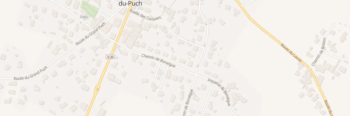 Plan du 183D Tognan à Saint-Germain-du-Puch