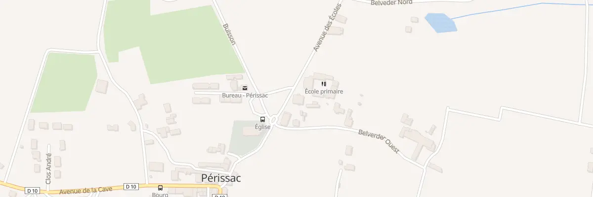 Plan du 5 Av des Écoles à Périssac