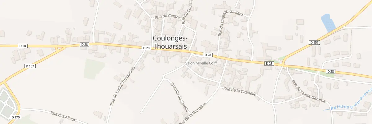 Plan du 15 Rue Principale à Coulonges-Thouarsais