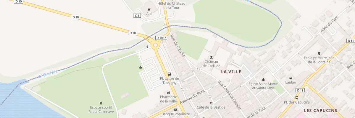 Plan du 33 Rue de l’Oeuille à Cadillac-sur-Garonne