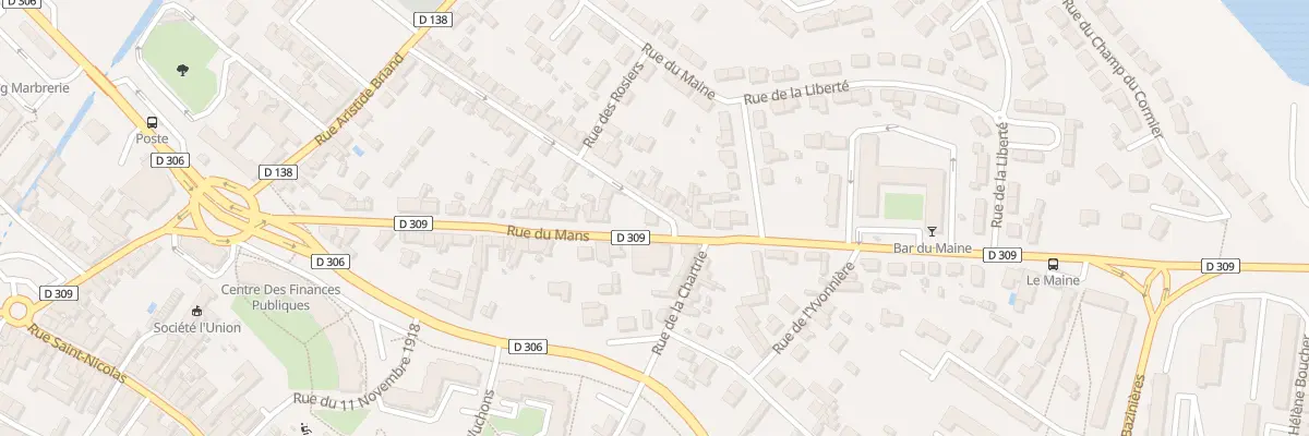 Plan du 44B Rue du Mans à Sablé-sur-Sarthe