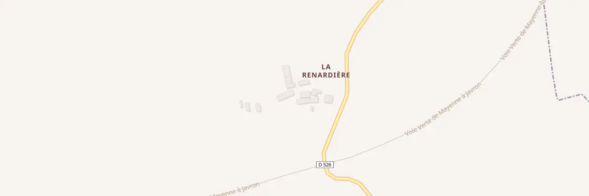 Plan du 3 La Renardiere à Loupfougères