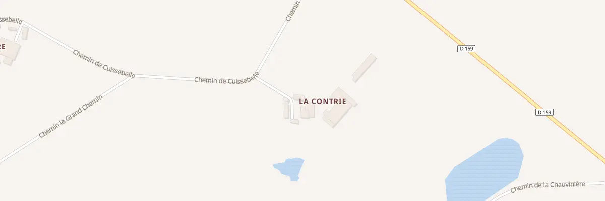 Plan du 75 Che de la Contrie à Trans