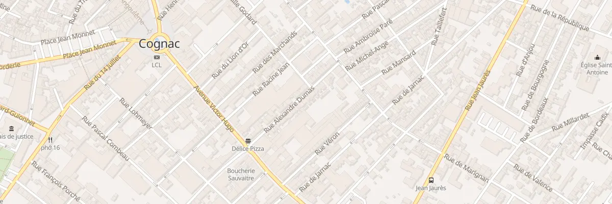 Plan du 32 Rue Alexandre Dumas à Cognac