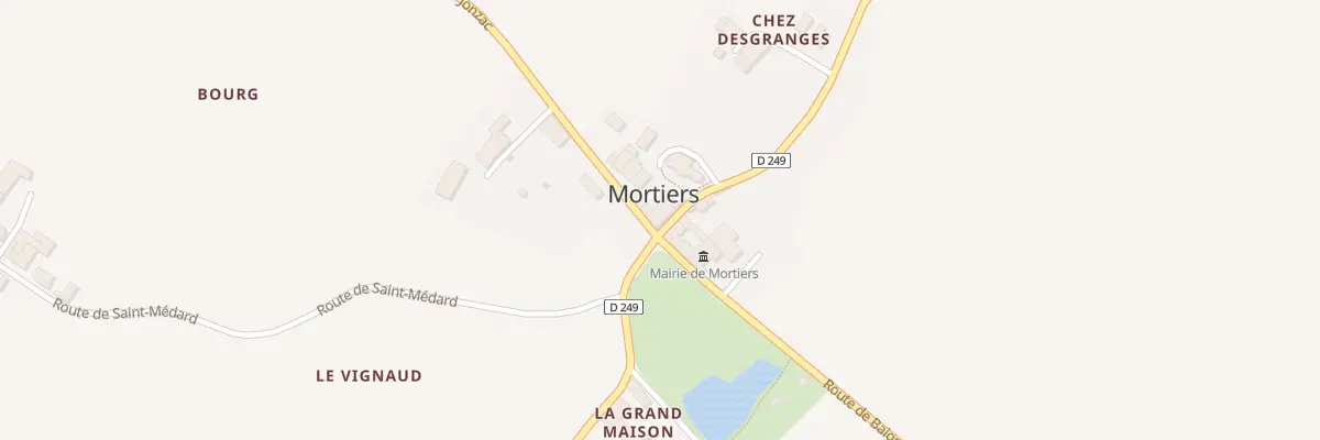 Plan du 5002 Le Bourg à Mortiers
