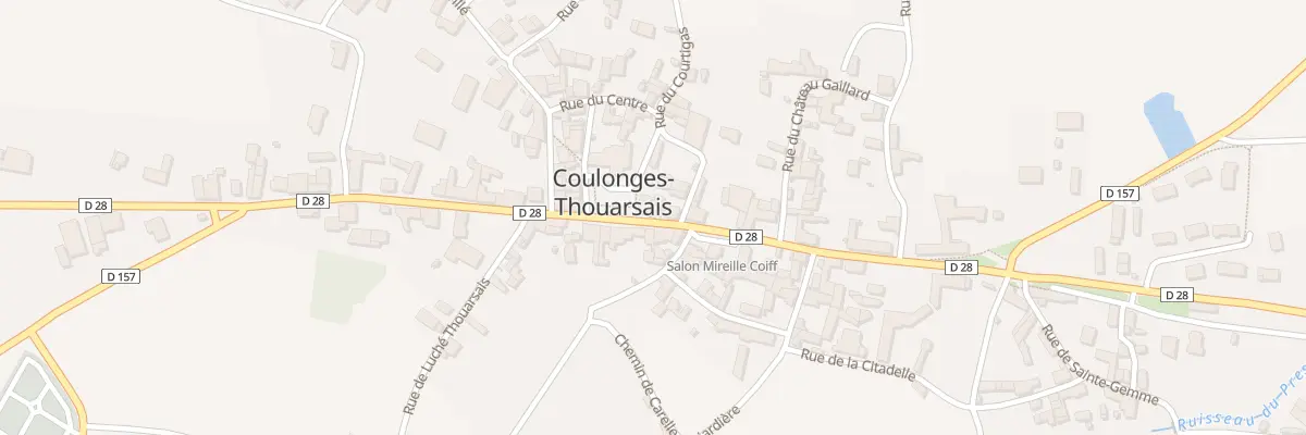 Plan du 14 Rue Principale à Coulonges-Thouarsais