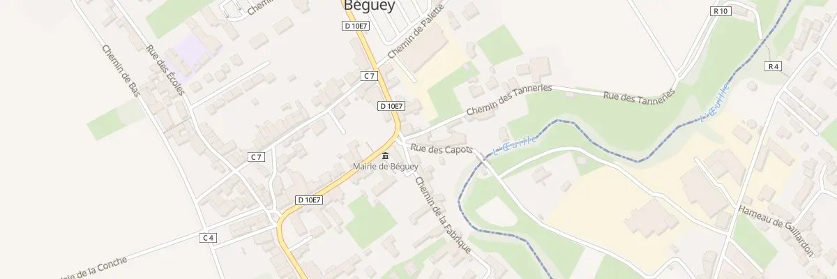 Plan du 1 Rue des Capots à Béguey