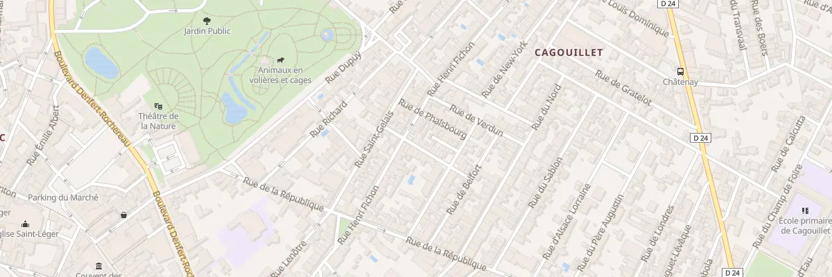 Plan du 102 Rue Henri Fichon à Cognac