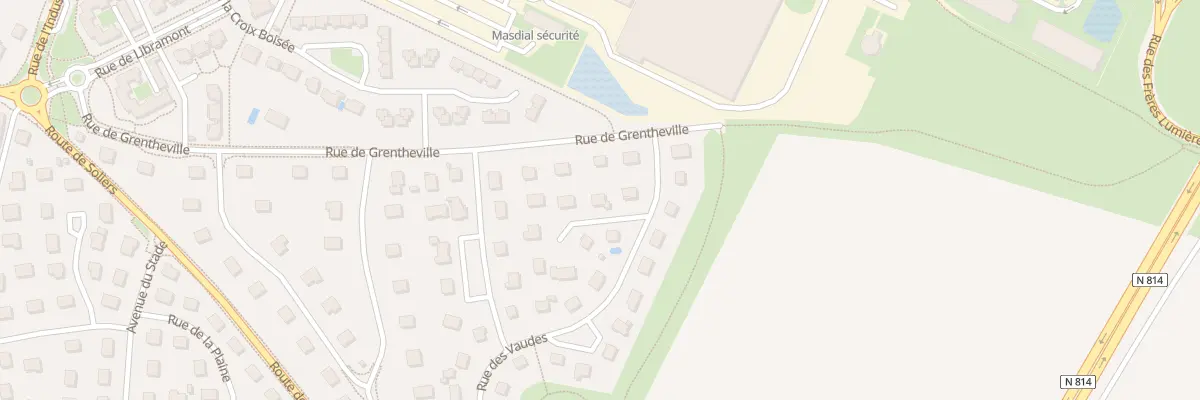 Plan du 39 Rue des Vaudes à Cormelles-le-Royal