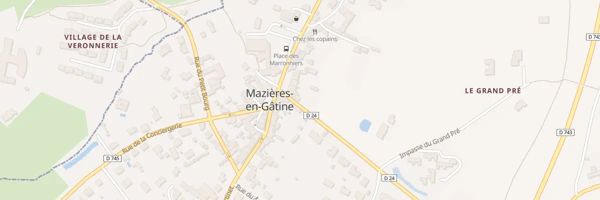 Plan du 3 Rue des Halles à Mazières-en-Gâtine