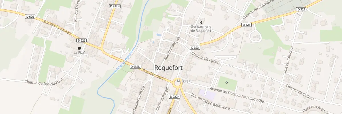 Plan du 50 Rue Porte Le Rang à Roquefort