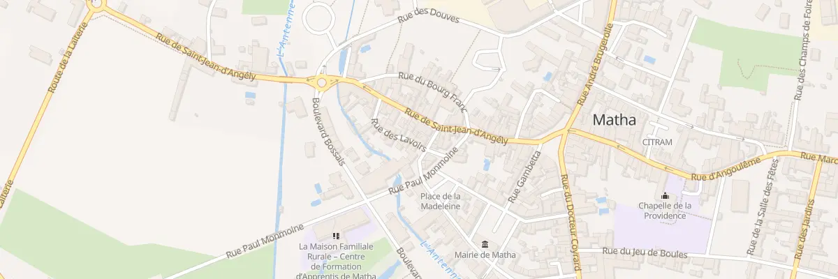 Plan du 8 Rue des Lavoirs à Matha