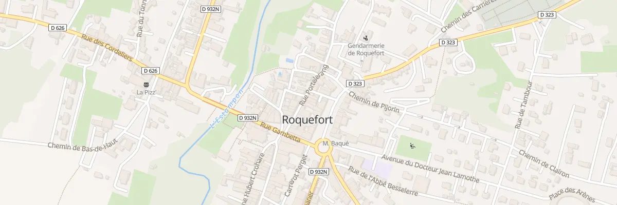 Plan du 46 Rue Porte Le Rang à Roquefort