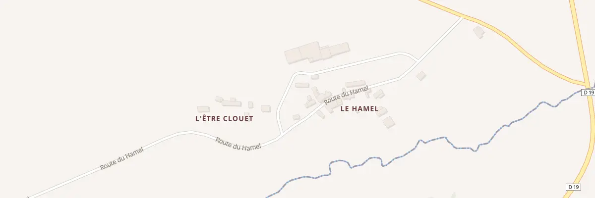 Plan du 86 Le Hamel à Lonlay-le-Tesson