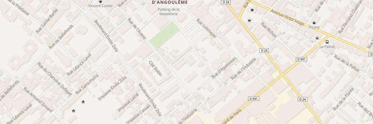 Plan du 9 Rue Saute Grenouille à Cognac