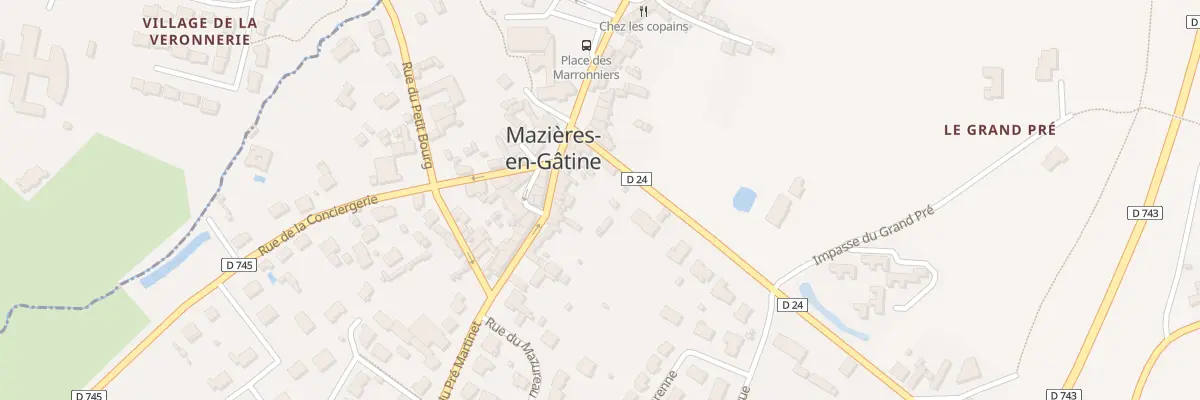 Plan du 7 Rue des Forges à Mazières-en-Gâtine