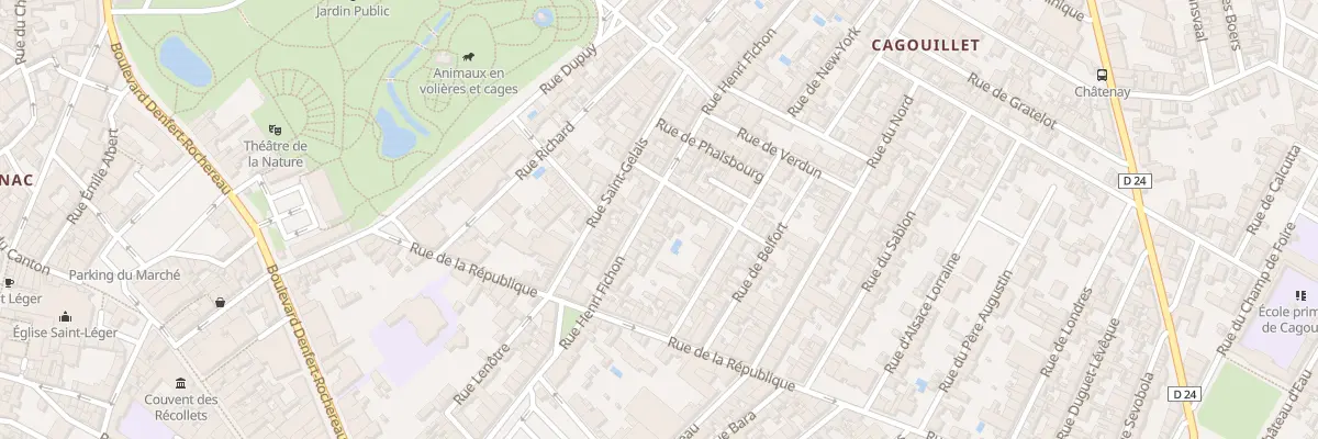 Plan du 90 Rue Henri Fichon à Cognac