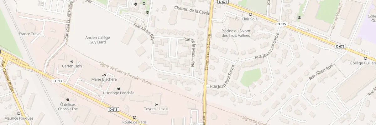 Plan du 18 Rue de la Madeleine à Mondeville