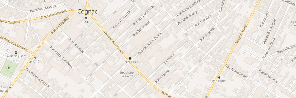 Plan du 18 Rue Alexandre Dumas à Cognac