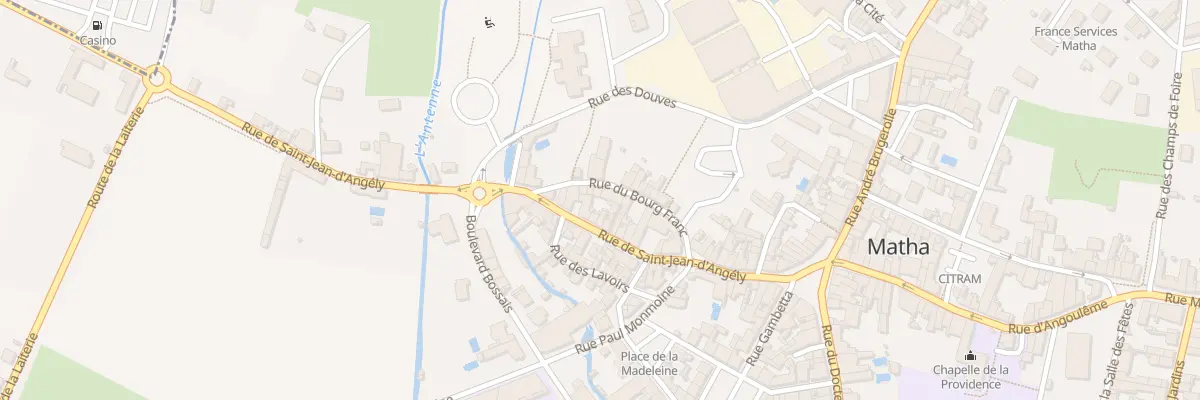 Plan du 30B Rue de Saint Jean d’Angely à Matha