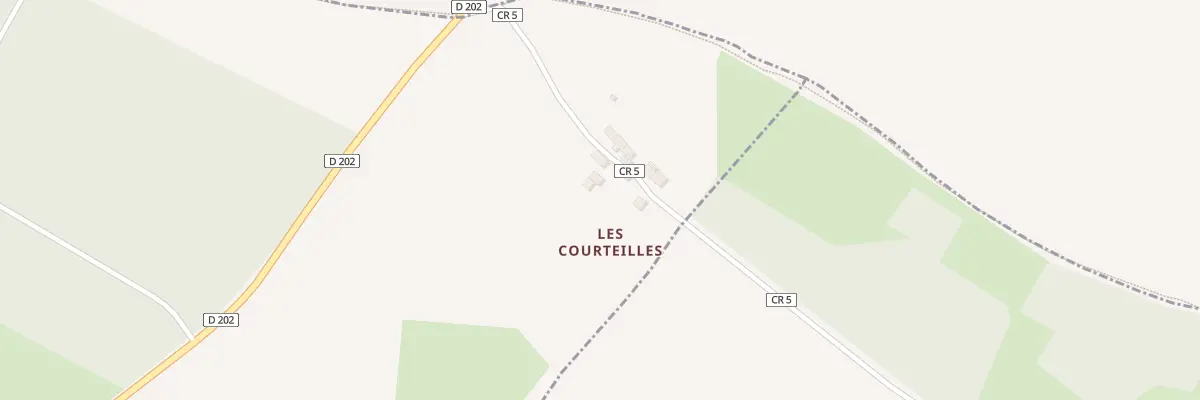 Plan du 194 Che des Courteilles à Saint-Ouen-le-Brisoult