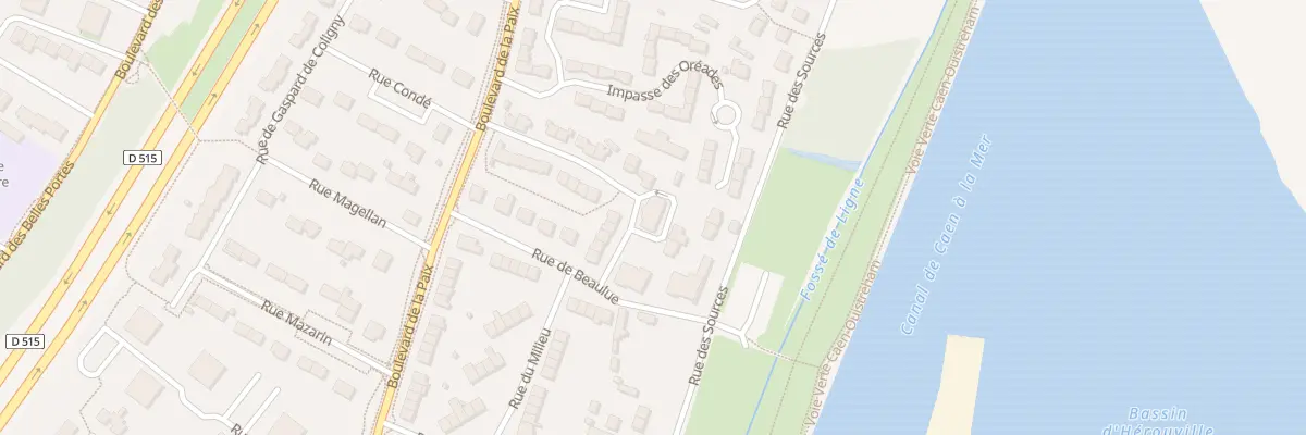 Plan du 121 Rue du Parc du Château à Hérouville-Saint-Clair
