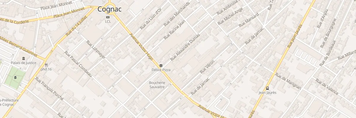 Plan du 12 Rue Alexandre Dumas à Cognac