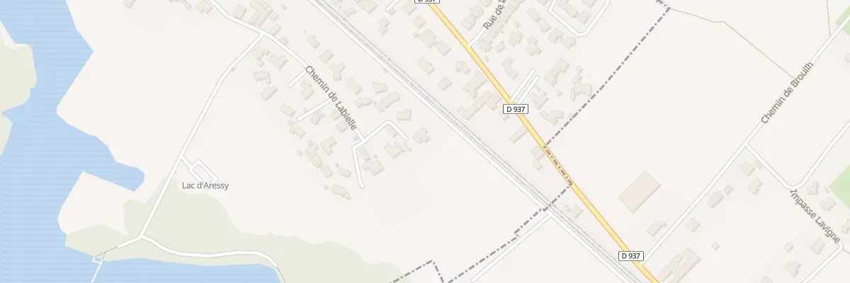 Plan du 37 Che de Labielle à Aressy