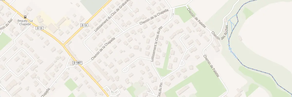 Plan du 17 Lot le Clos du Pin à Béguey