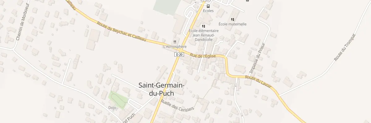 Plan du 124 Le Bourg à Saint-Germain-du-Puch