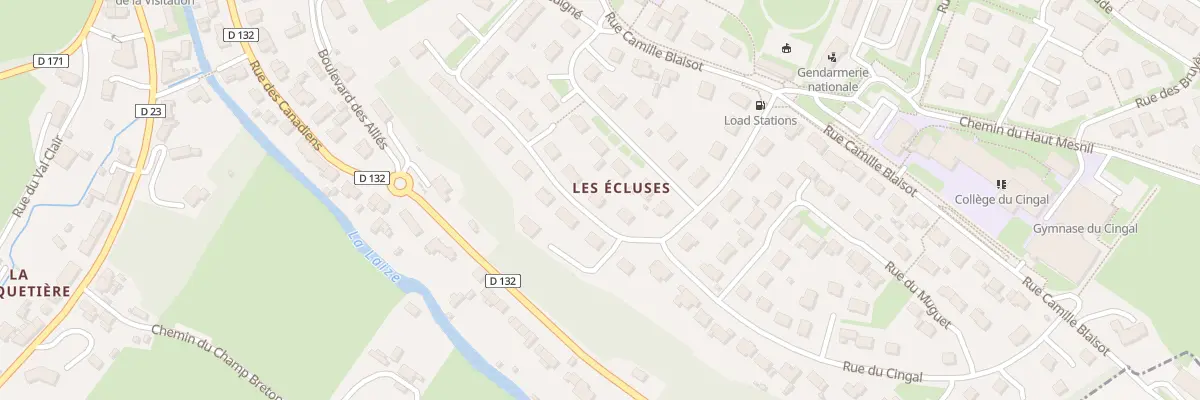 Plan du 23 Rue de Rougemont à Bretteville-sur-Laize