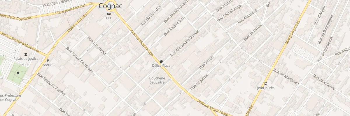 Plan du 10 Rue Alexandre Dumas à Cognac