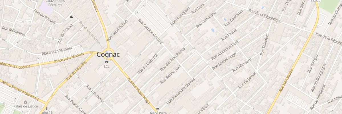 Plan du 47 Rue des Marchands à Cognac
