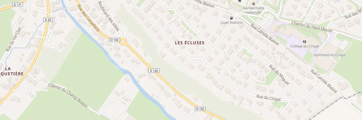 Plan du 20 Rue de Rougemont à Bretteville-sur-Laize