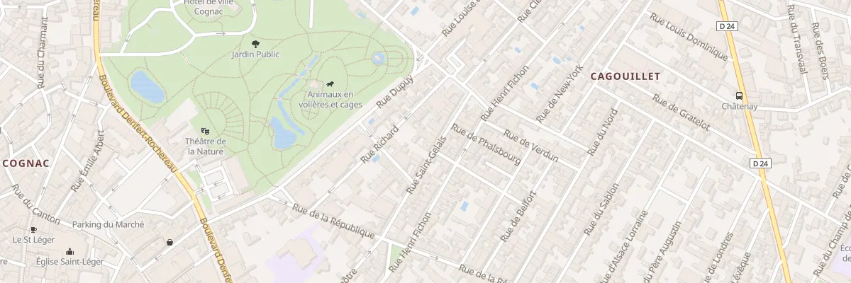 Plan du 41 Rue Saint Gelais à Cognac