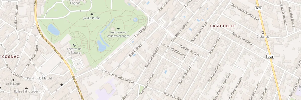 Plan du 39 Rue Saint Gelais à Cognac
